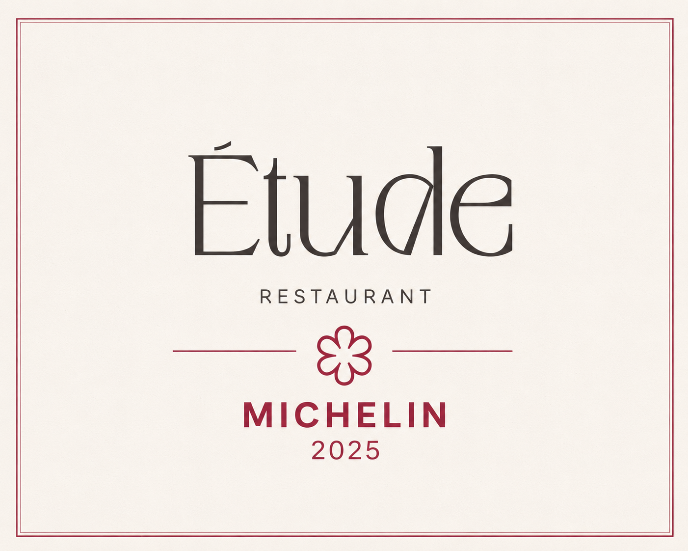 Étude Restaurant · Michelin 2025